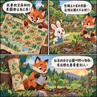 野心勃勃成語漫畫縮圖