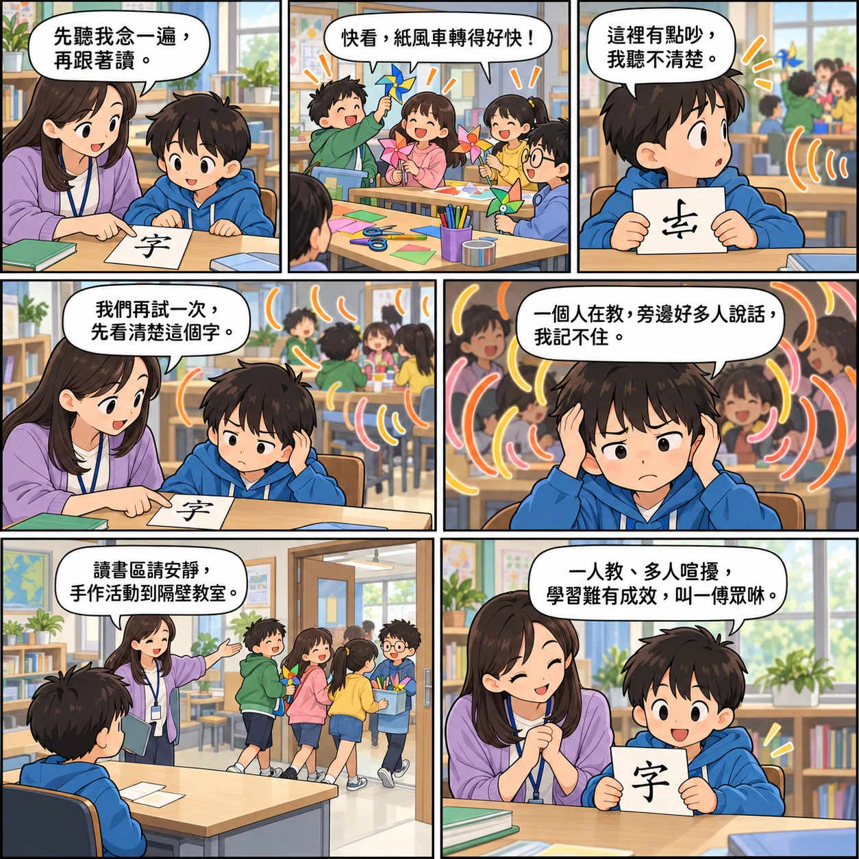 一傅眾咻的 AI 生成成語漫畫