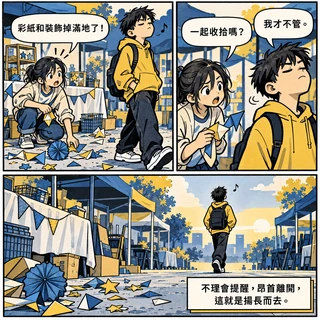 揚長而去成語漫畫縮圖
