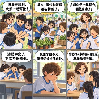 鳥盡弓藏成語漫畫縮圖