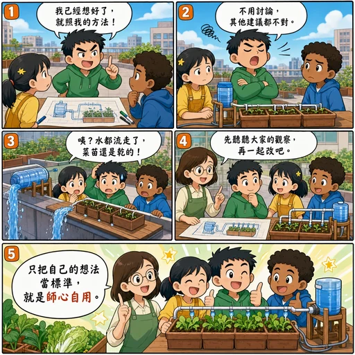 師心自用成語漫畫縮圖