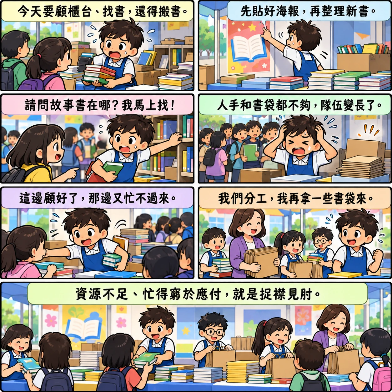 捉襟見肘的 AI 生成成語漫畫