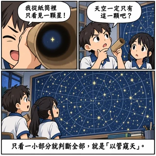 以管窺天成語漫畫縮圖