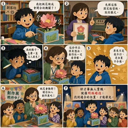 明珠暗投成語漫畫縮圖