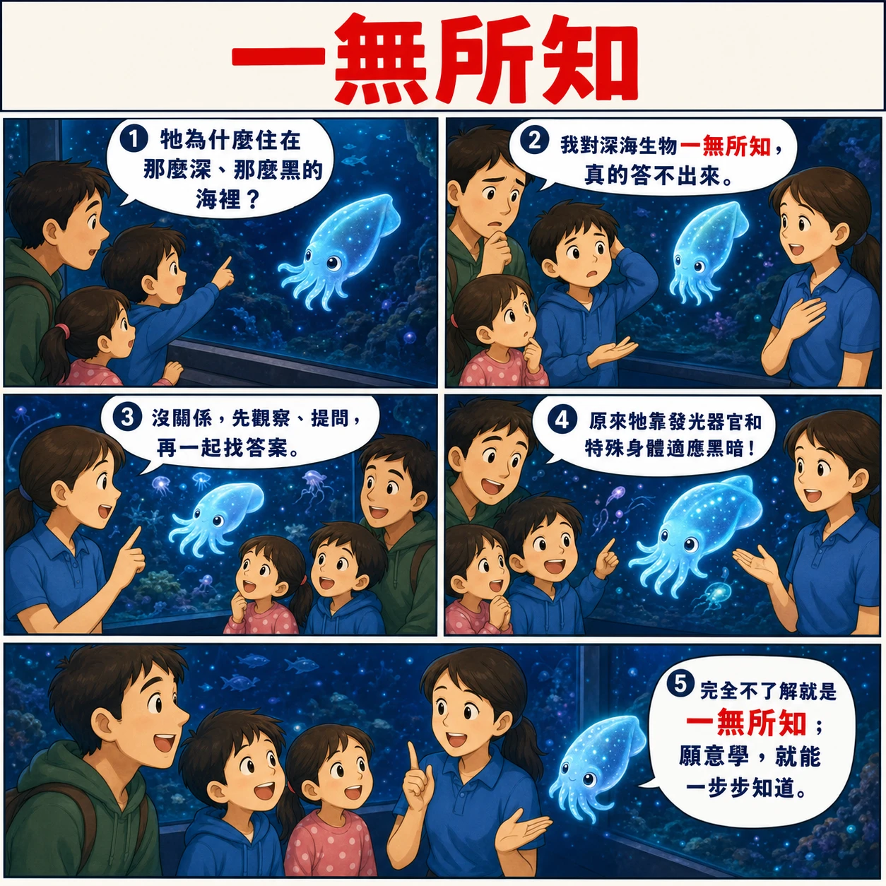 一無所知的 AI 生成成語漫畫