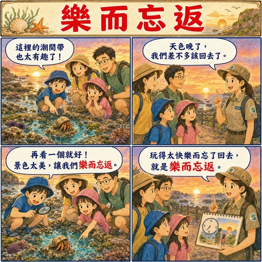樂而忘返成語漫畫縮圖