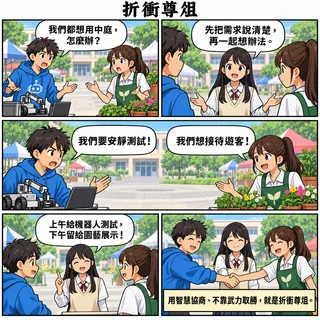 折衝尊俎成語漫畫縮圖