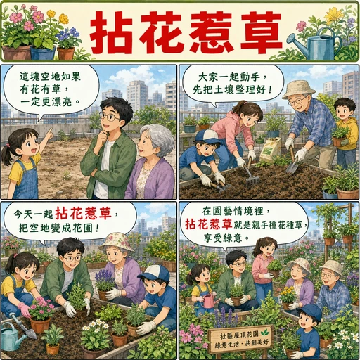 拈花惹草成語漫畫縮圖