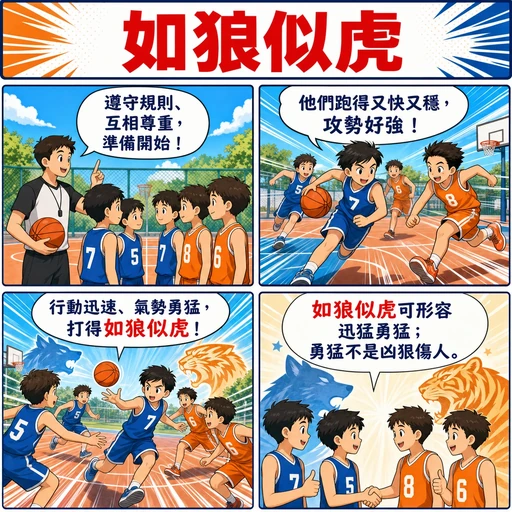 如狼似虎成語漫畫縮圖