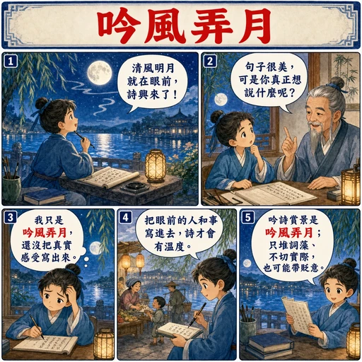 吟風弄月成語漫畫縮圖