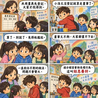 姑息養奸成語漫畫縮圖