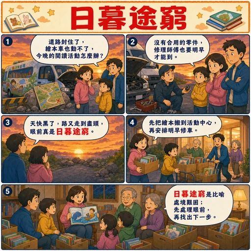 日暮途窮成語漫畫縮圖