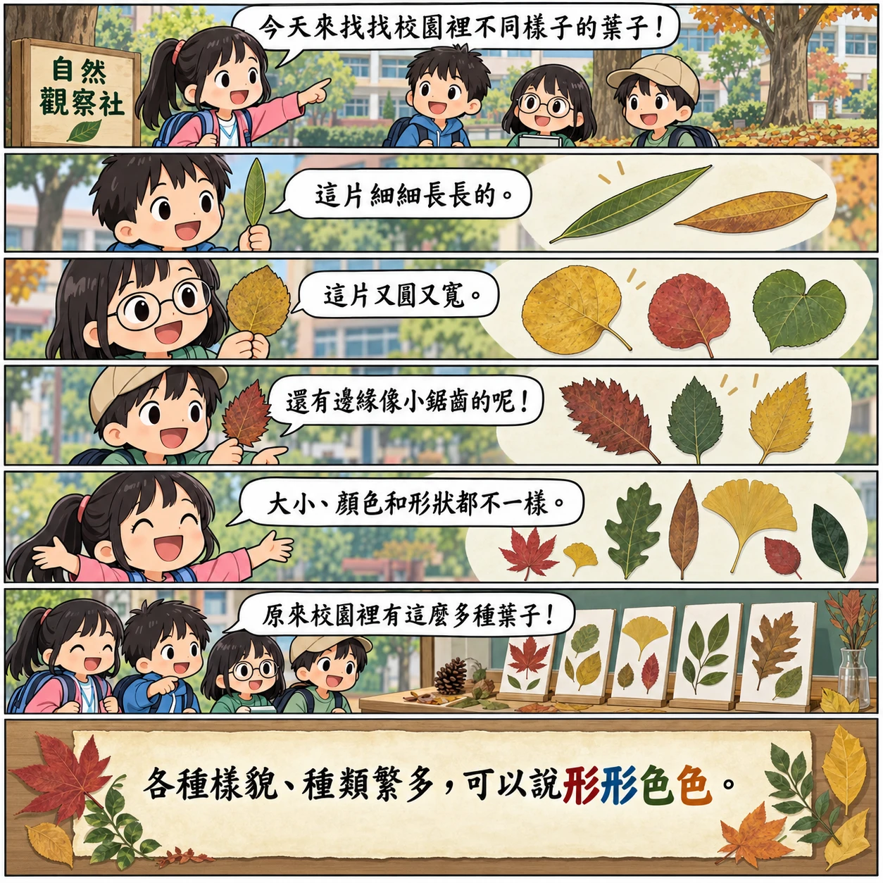 形形色色的 AI 生成成語漫畫